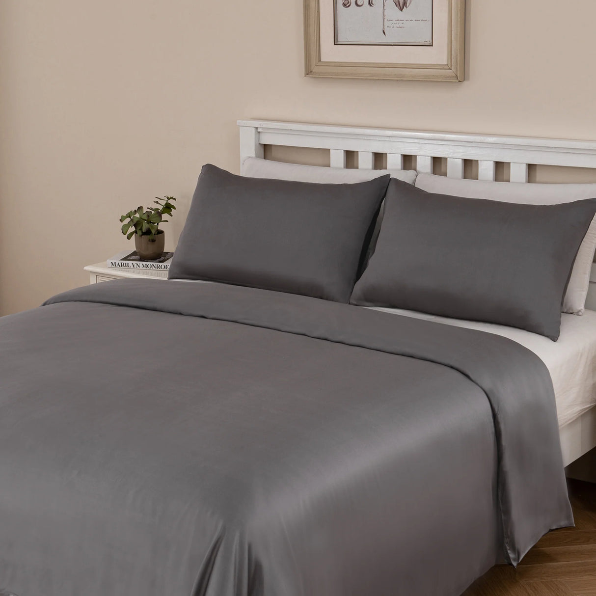 Luxiore Soft 100% Bamboo Eco Quilt Cover Set | Breathable Silky Pure Bamboo Duvet Set
