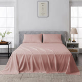 Luxiore 2000TC Breathable Cooling Bamboo Blend Sheet Set | Eco Friendly Anti Wrinkle Bamboo Sheets