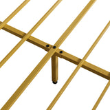 Royale Iris Metal Padded Modern Bed | High Quality Modern Slimline Bed Frame