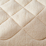 Reversible Luxore Pure 100% Wool Underlay | Soft Padded 250GSM Warm Wool Mattress Pad