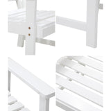 Tatiana Luxe Quality Outdoor Wooden Deck Chairs | Patio Garden High Back Armchairs