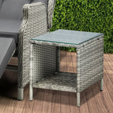 Positano Lux Rattan Wicker Outdoor Lounger Set | Weather Resistant Garden Patio Furniture | Adjustable Cushioned Lounger Sets