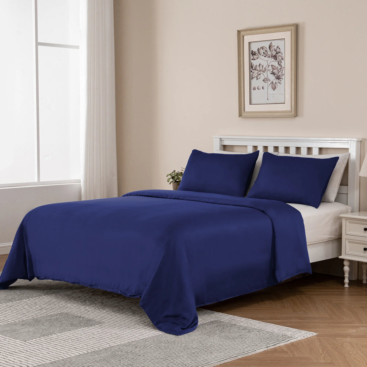 Luxiore Soft 100% Bamboo Eco Quilt Cover Set | Breathable Silky Pure Bamboo Duvet Set