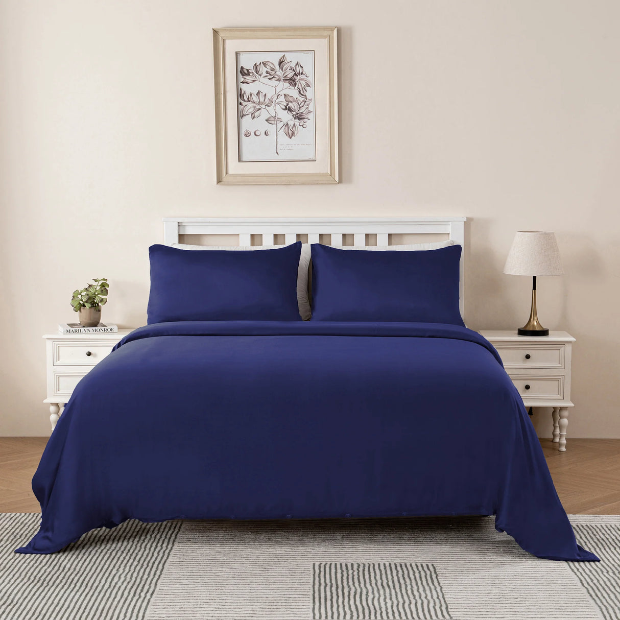 Luxiore Soft 100% Bamboo Eco Quilt Cover Set | Breathable Silky Pure Bamboo Duvet Set