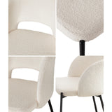 Set of Two Teddy Millie Boucle Fabric Dining Chairs | Premium Boucle or Fabric Dining Chair Set