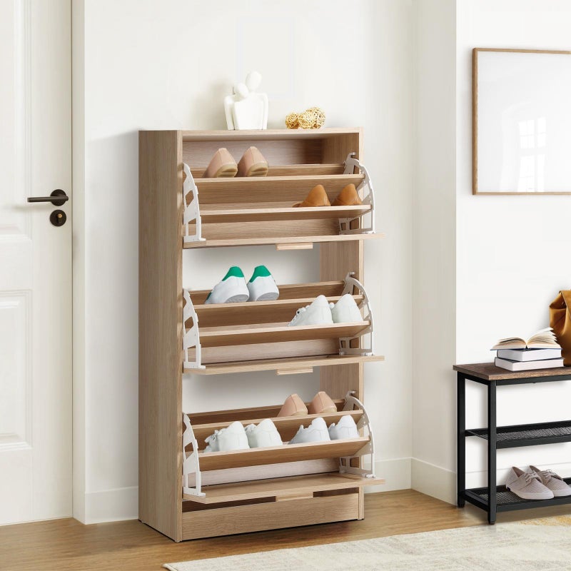 Abruzzi Genuine Rattan Shoe Storage Cabinet Modern Elegant Wooden Sh Ontrendideas Bed and Bath