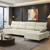 Valore Plush Fabric Modular Sofa Couch | Soft Chenille Fabric Modular Lounge Adjustable Armrests