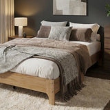 Gio Wooden Platform Bed Base | Minimalistic Sturdy Platform Bed