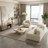 Amorio Versatile Modular Sofa Lounge Set | Adjustable Armless Boucle Fabric Sofa Modular Lounge