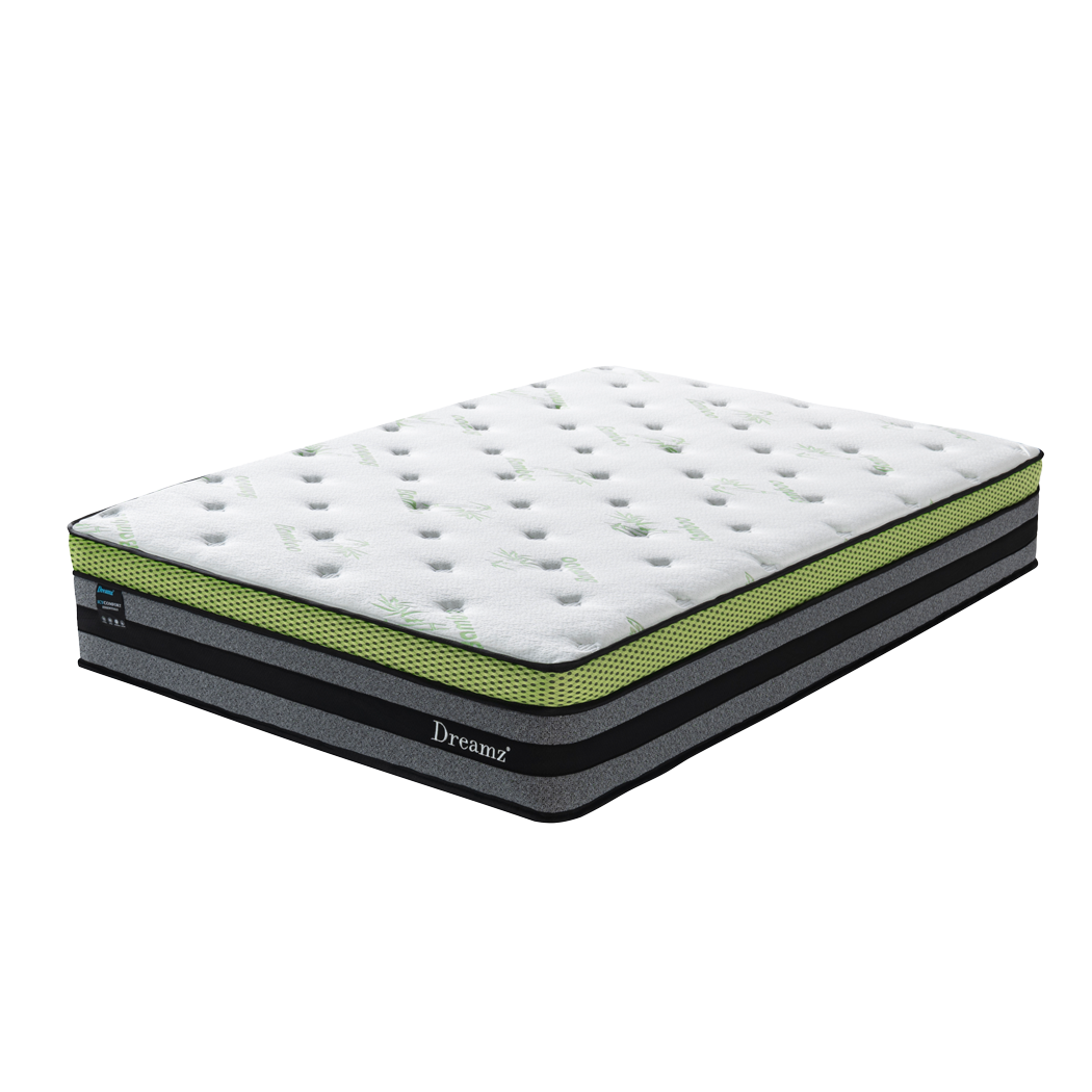 Dreameasy 7 Zone Bamboo Cool Gel Infused Pocket Spring Mattress | Ultra Cooling Airmax Cool Flow
