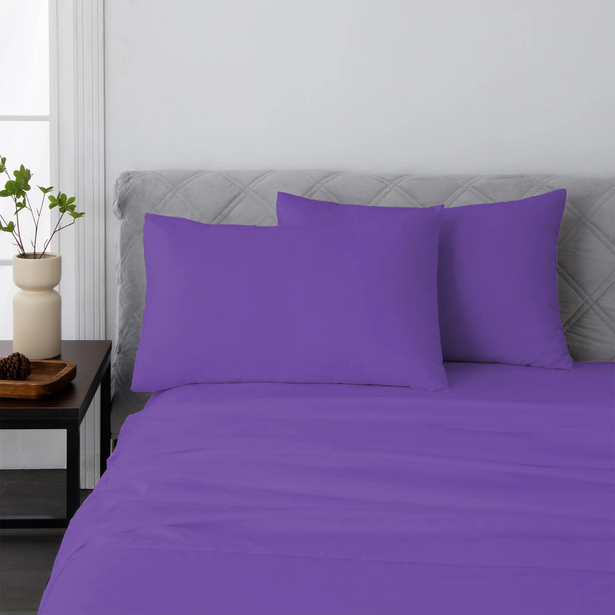 Luxiore 2000TC Breathable Cooling Bamboo Blend Sheet Set | Eco Friendly Anti Wrinkle Bamboo Sheets