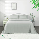 Luxiore Soft 100% Bamboo Eco Quilt Cover Set | Breathable Silky Pure Bamboo Duvet Set