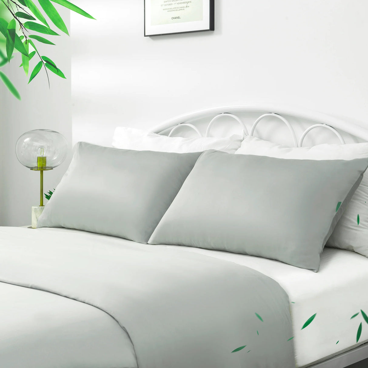 Luxiore Soft 100% Bamboo Eco Quilt Cover Set | Breathable Silky Pure Bamboo Duvet Set
