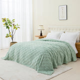 Luxiore Super Soft Plush Warm Fleece Winter Blanket | 300GSM Stylish Jacquard Fleecy Blanket
