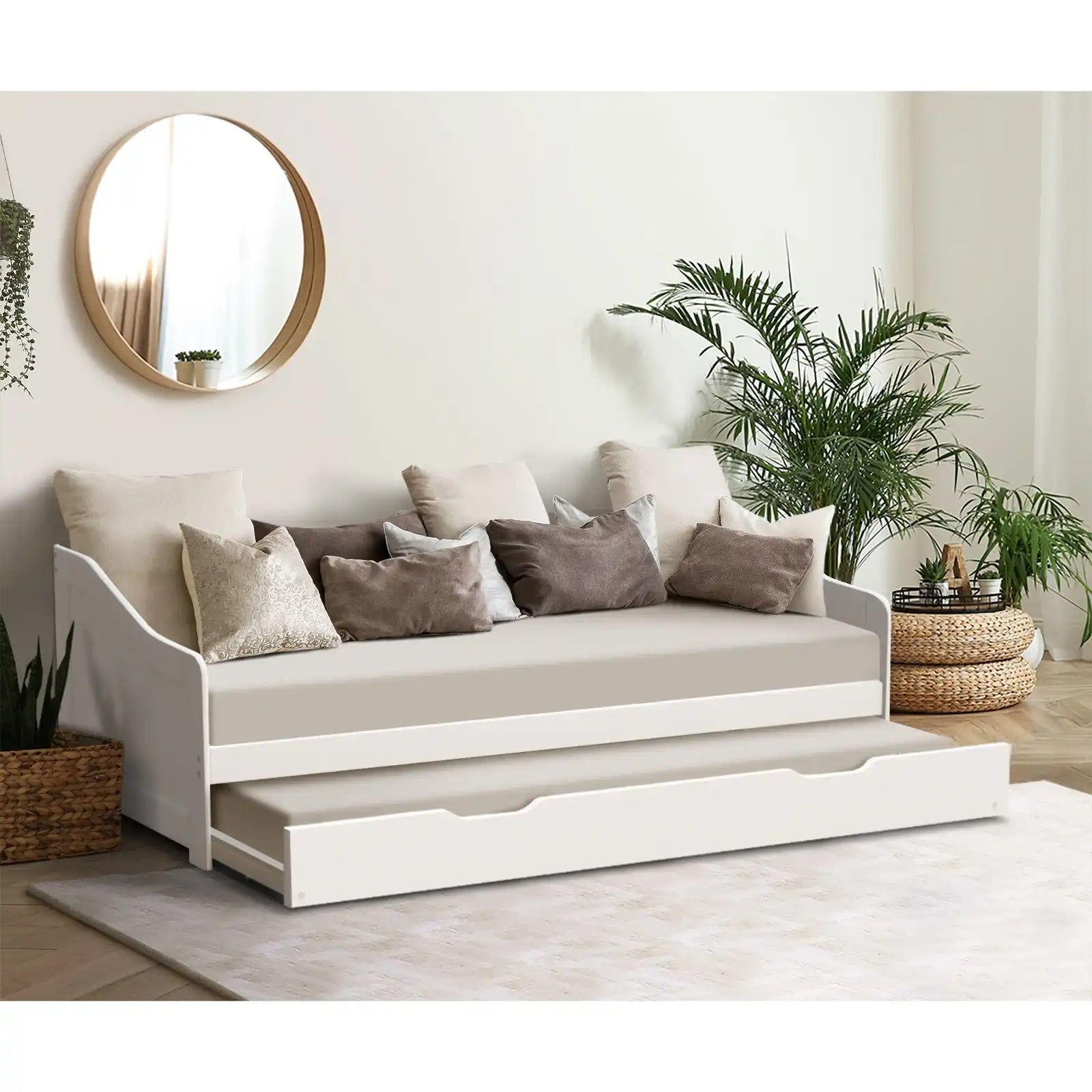 Reggio Kids Trundle Bed Kids Two in One Daybed Single Size and