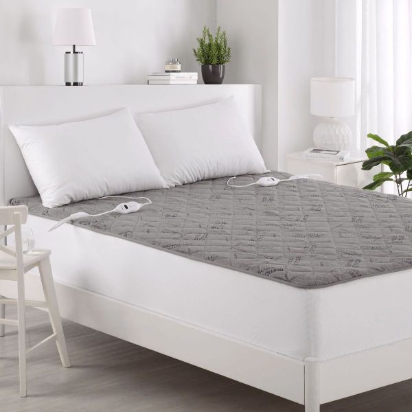 Luxore Premium Bamboo Charcoal Infused Quilted Electric Blanket |Warm Heated Underlay