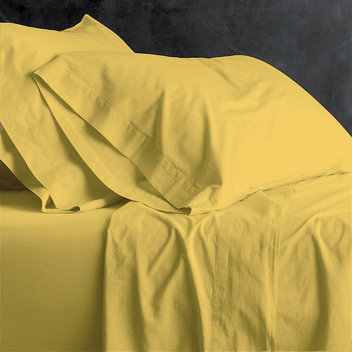 Premium European Vintage Washed Cotton Sheet Set by Park Avenue