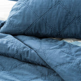 Luxury 3pc Attwood Vintage Stone Washed Cotton Quilted Coverlet Set by Renee Taylor