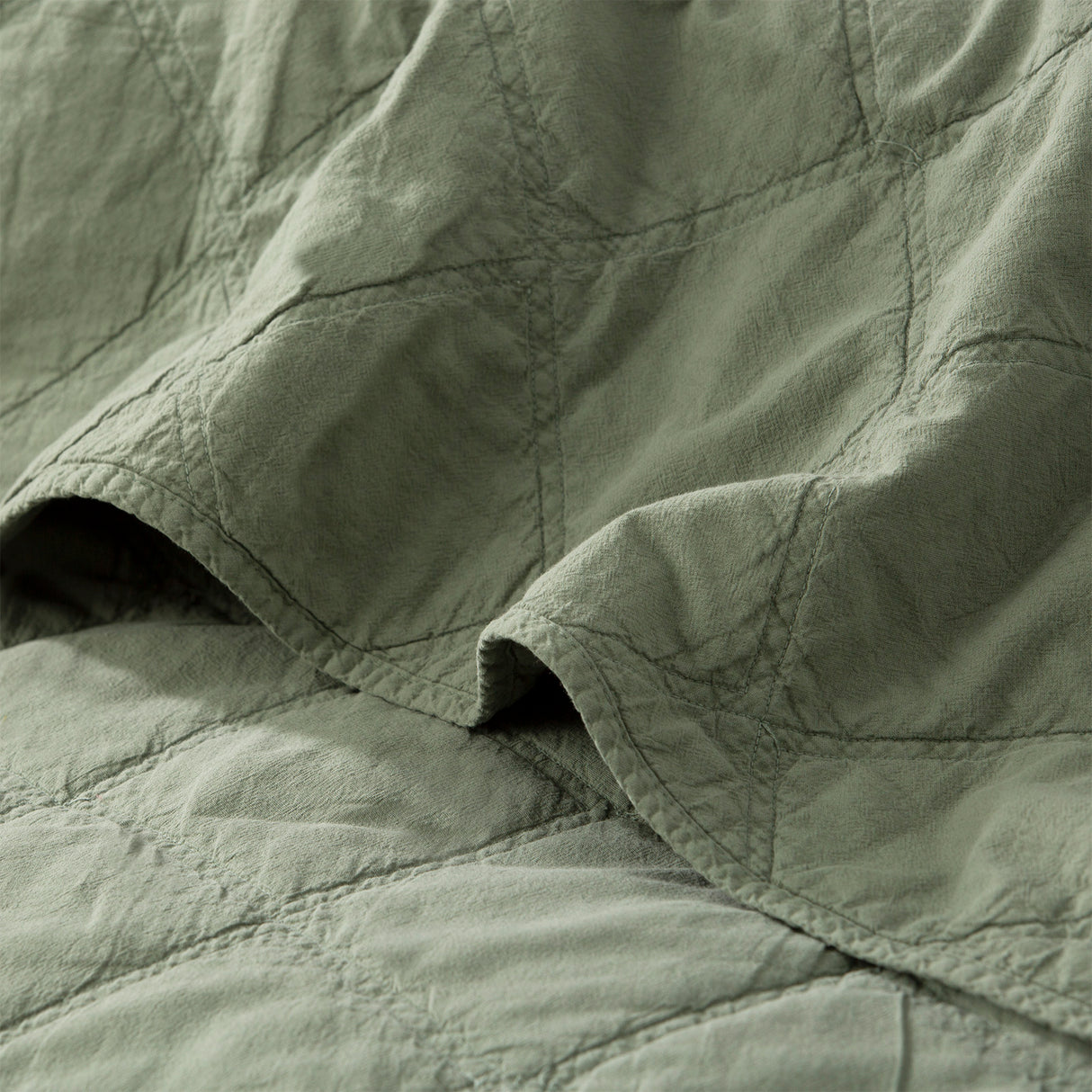 Luxury 3pc Attwood Vintage Stone Washed Cotton Quilted Coverlet Set by Renee Taylor