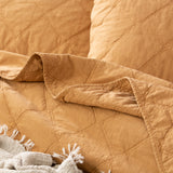 Luxury 3pc Attwood Vintage Stone Washed Cotton Quilted Coverlet Set by Renee Taylor