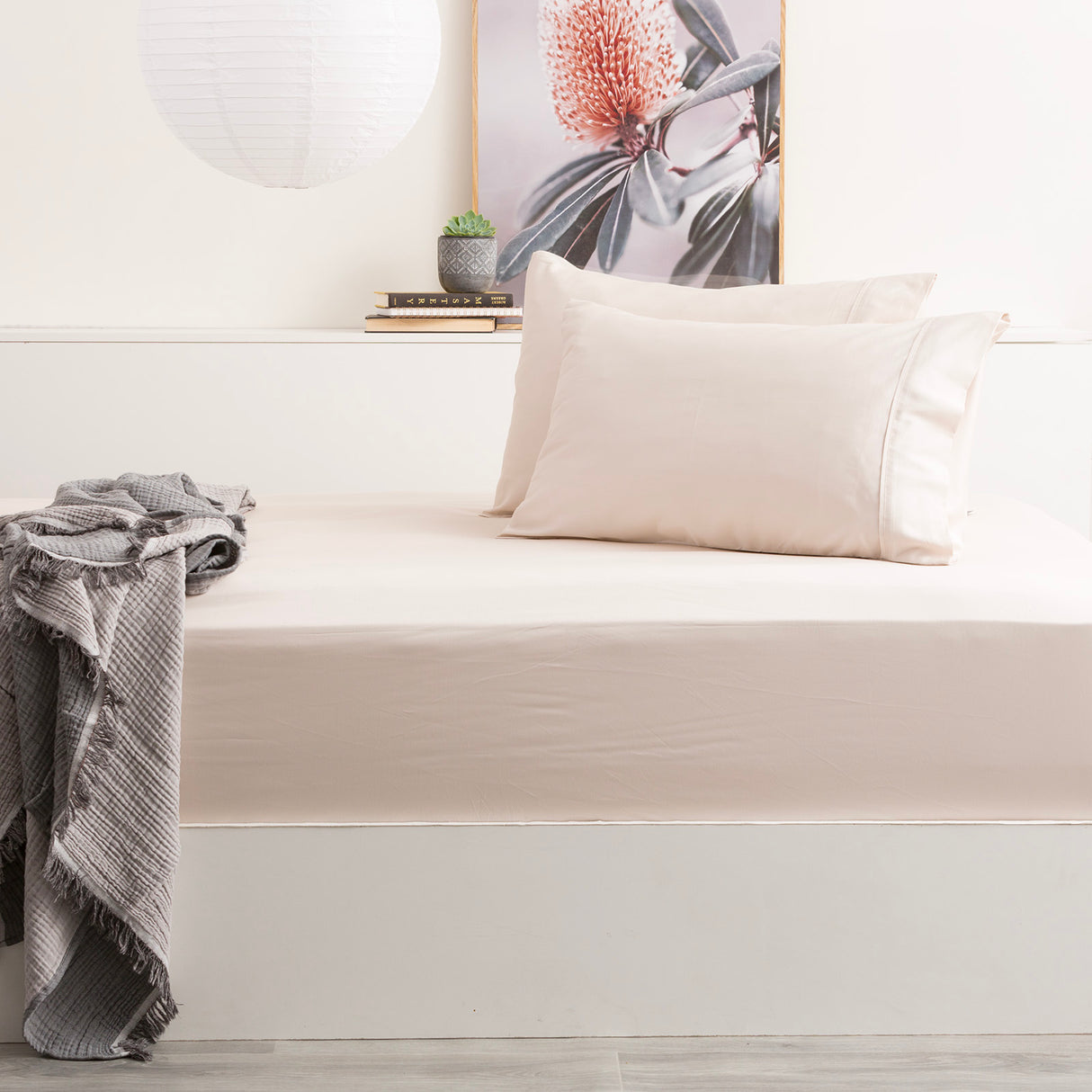 500TC Superior Bamboo Cotton Hotel Quality Fitted Sheet Combo Set by Park Avenue