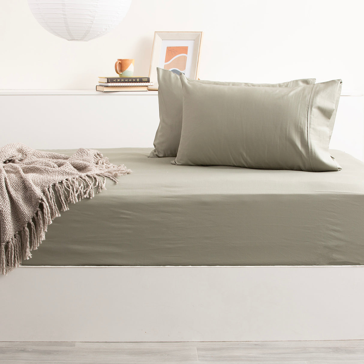 500TC Superior Bamboo Cotton Hotel Quality Fitted Sheet Combo Set by Park Avenue