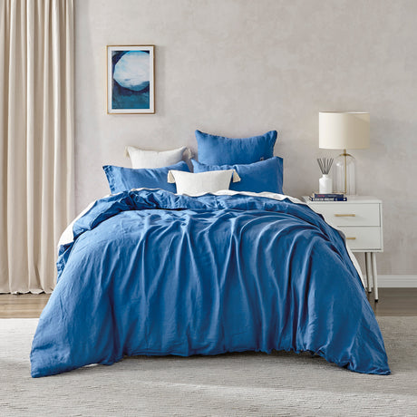 Luxore Premium Collection 100% European Flax Linen Quilt Cover Set