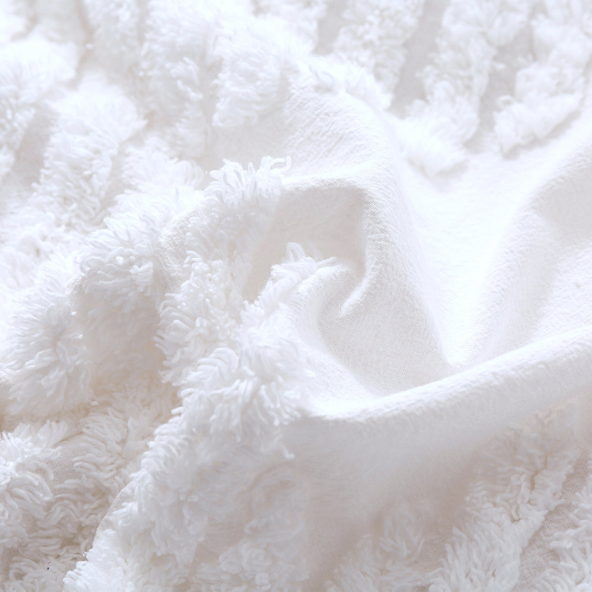 Luxore Darvo Tufted Washed Vintage Pure Cotton Quilt Cover Set | Modern Bedding Covers