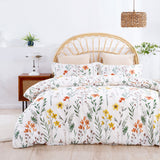 Luxore 250TC Daisy 100% Cotton Sateen Quilt Cover Set