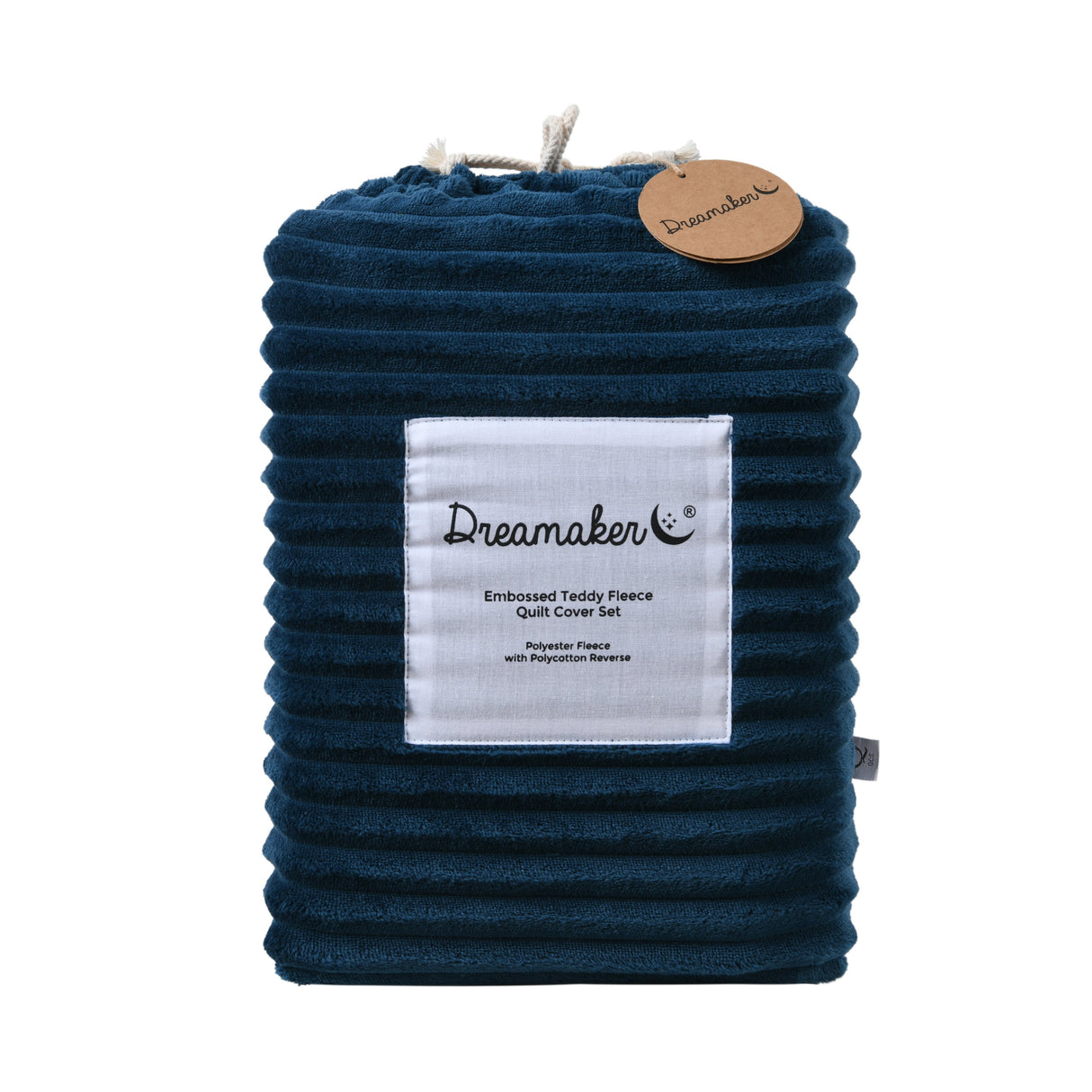 Luxore Warm Embossed Teddy Fleece Quilt Cover Set | Plush Teddy Fleece Duvet Cover Set