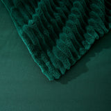 Luxore Warm Embossed Teddy Fleece Quilt Cover Set | Plush Teddy Fleece Duvet Cover Set