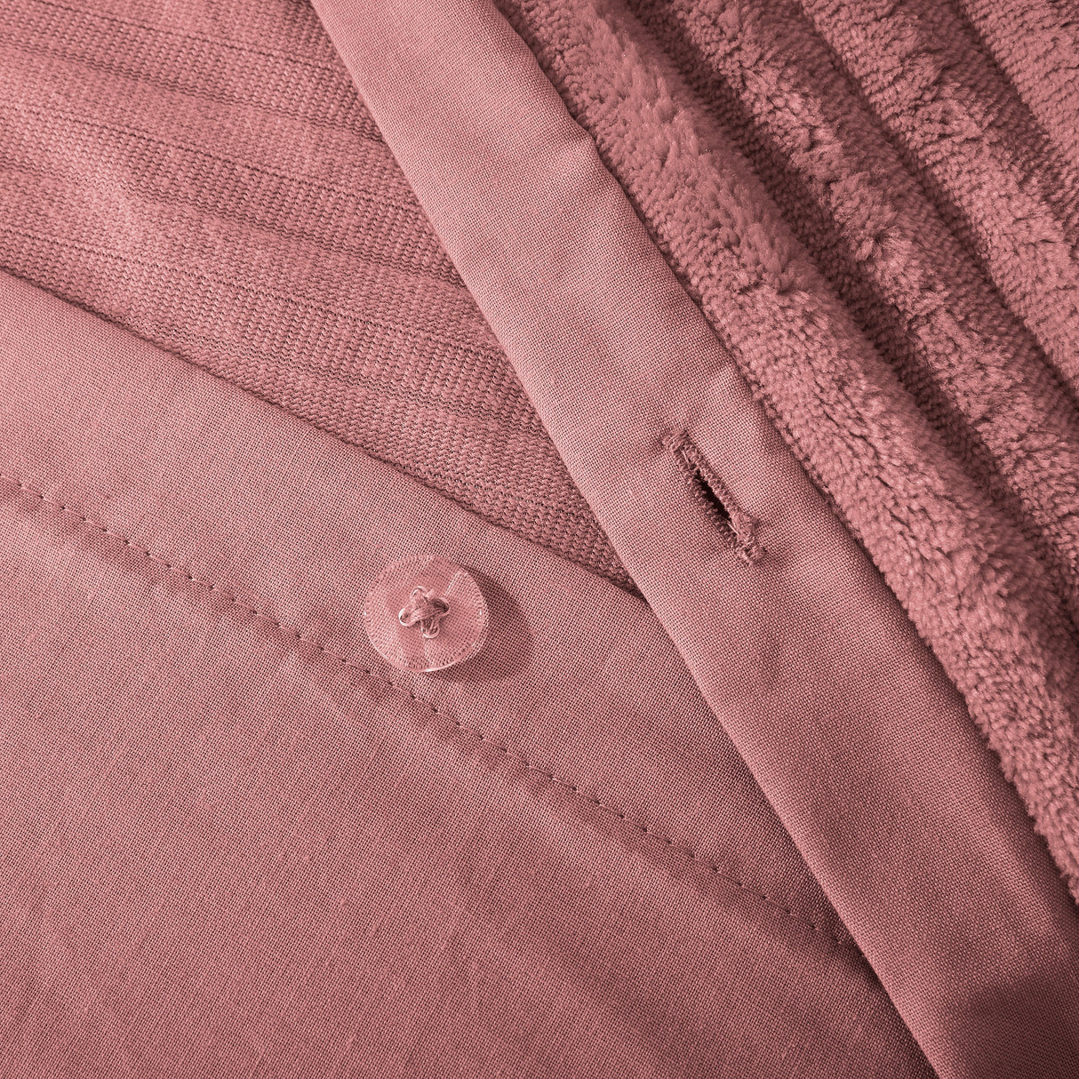 Luxore Warm Embossed Teddy Fleece Quilt Cover Set | Plush Teddy Fleece Duvet Cover Set