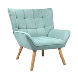 Mille Modern Fabric Accent Tub Armchair | Extra Large Soft Fabric Upholstered Lounge Chair