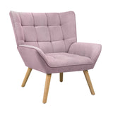 Mille Modern Fabric Accent Tub Armchair | Extra Large Soft Fabric Upholstered Lounge Chair