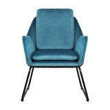 Arto Plush Velvet Upholstered Accent Tub Chair | Plush Sofa Lounge Archamir
