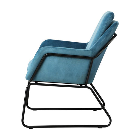 Arto Plush Velvet Upholstered Accent Tub Chair | Plush Sofa Lounge Archamir