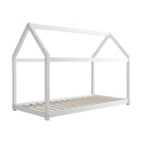 Scandi Wooden Kids House or Teepee Bed in Single Size | Novelty Kids Beds | Wooden Childrens Beds