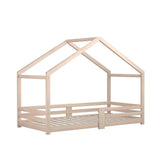 Scandi Wooden Kids House or Teepee Bed in Single Size | Novelty Kids Beds | Wooden Childrens Beds