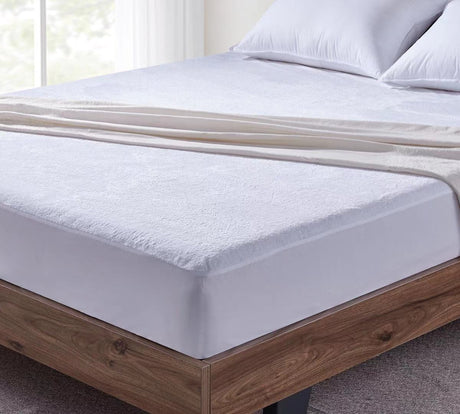 Premium Coral Fleece 100% Waterproof Fitted Mattress Protector | Bed Protectors | 7 Sizes MQ MK