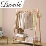 Sorento Two in One Clothes and Shoe Storage Rack | Wooden Multi Purpose Clothes Storage Unit