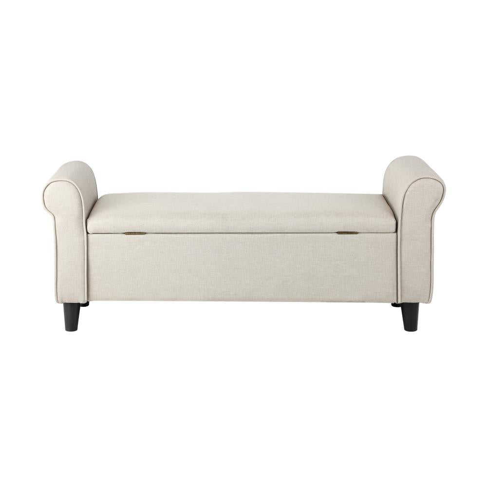 Premium Fabric Two in One Ottoman Storage Bench| Mini Day Bed Blanket Box