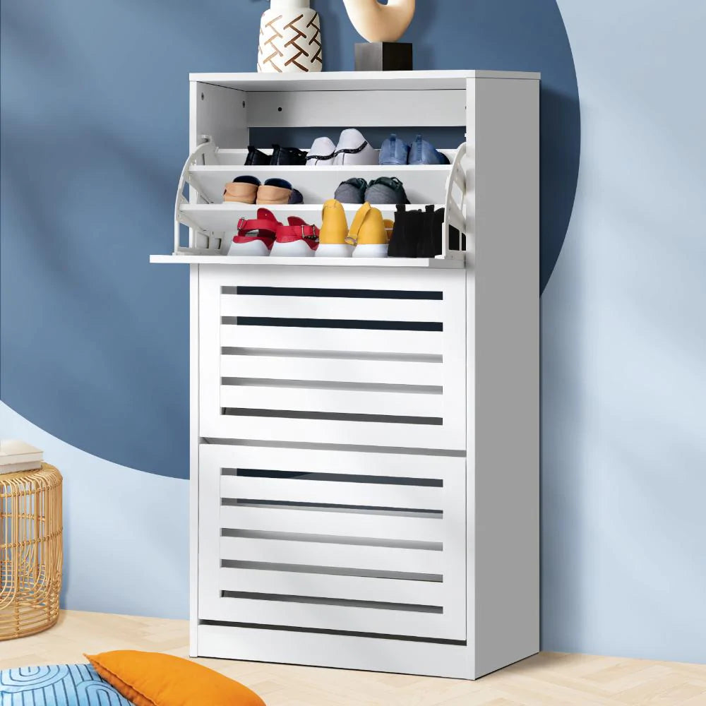 Modern 20-45 Pair Shoe Cabinet | Storage Rack and Organiser | Shoe Storage Organiser by Oikiture