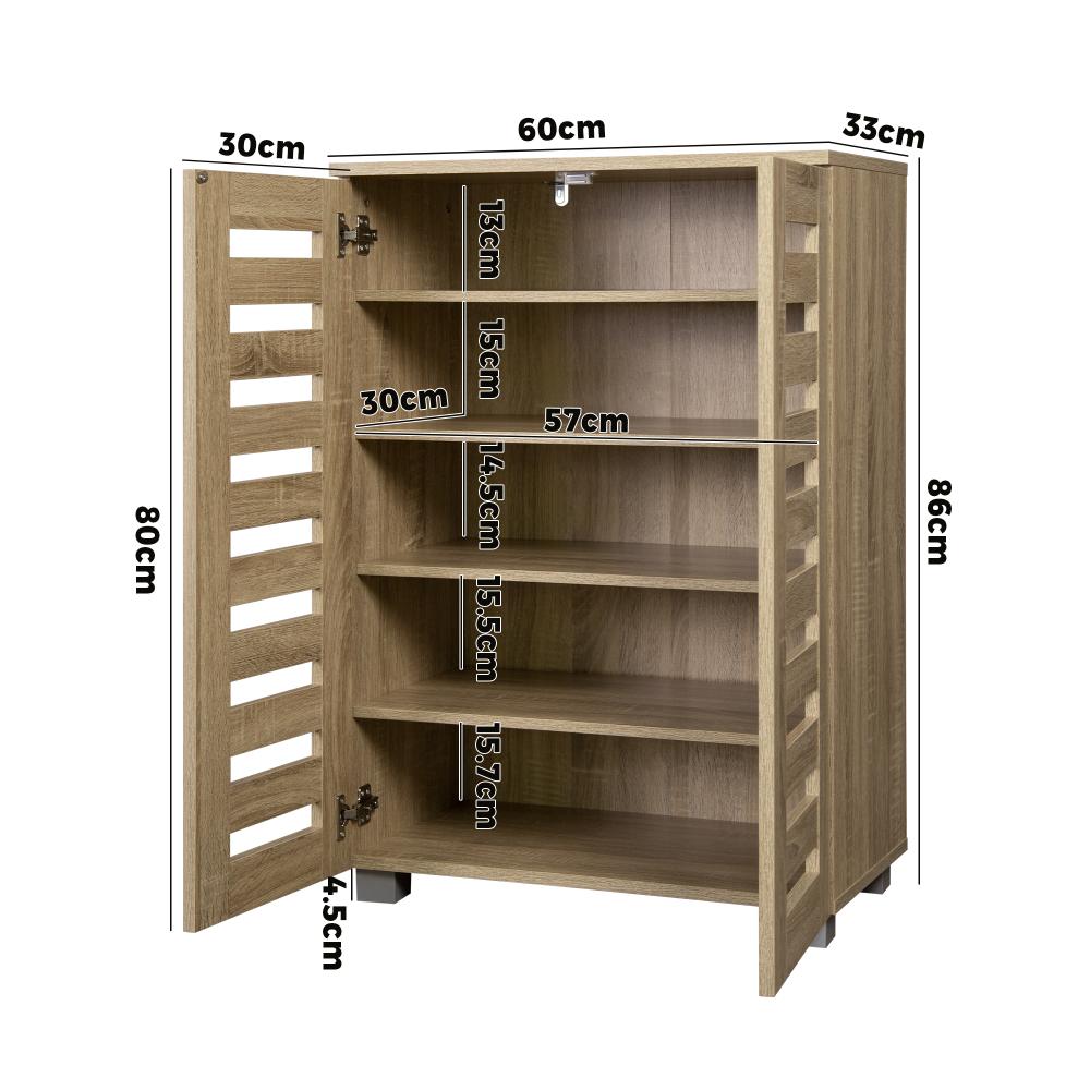 Modern 20-45 Pair Shoe Cabinet | Storage Rack and Organiser | Shoe Storage Organiser by Oikiture