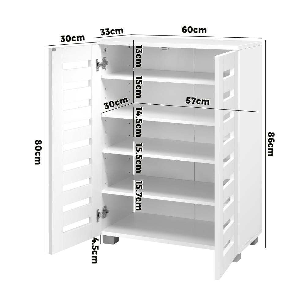 Modern 20-45 Pair Shoe Cabinet | Storage Rack and Organiser | Shoe Storage Organiser by Oikiture