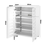 Modern 20-45 Pair Shoe Cabinet | Storage Rack and Organiser | Shoe Storage Organiser by Oikiture