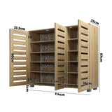 Modern 20-45 Pair Shoe Cabinet | Storage Rack and Organiser | Shoe Storage Organiser by Oikiture
