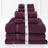 Luxury Kingtex 100% Supreme Cotton Towel Set | 100% Cotton Bath Towel Set | 2 Size Sets - 17 Colours Bath Towels & Washcloths 7 Piece Set / BURGUNDY Ontrendideas Bed and Bath
