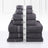 Luxury Kingtex 100% Supreme Cotton Towel Set | 100% Cotton Bath Towel Set | 2 Size Sets - 17 Colours Bath Towels & Washcloths 7 Piece Set / CHARCOAL Ontrendideas Bed and Bath