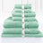Luxury Kingtex 100% Supreme Cotton Towel Set | 100% Cotton Bath Towel Set | 2 Size Sets - 17 Colours Bath Towels & Washcloths 7 Piece Set / FROST Ontrendideas Bed and Bath
