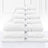 Luxury Kingtex 100% Supreme Cotton Towel Set | 100% Cotton Bath Towel Set | 2 Size Sets - 17 Colours Bath Towels & Washcloths 7 Piece Set / WHITE Ontrendideas Bed and Bath